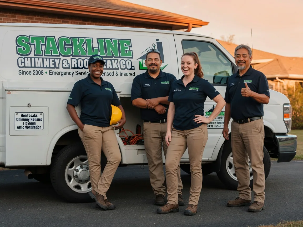 Chimney flashing repair company in Zimmerman, MN